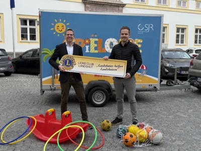 Lions-Club Landshut unterstützt Spieloase (Bild vergr&ouml;&szlig;ern)