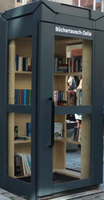 Bücherzelle in der Bahnhofstraße geschlossen