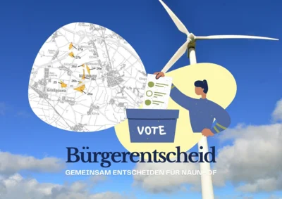 Aufruf zur Mitwirkung beim Bürgerentscheid – Windkraftanlagen am 1. März