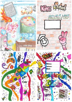 Gewinnerinnen und Gewinner des schulinternen Kunstwettbewerbs stehen fest (Bild vergr&ouml;&szlig;ern)