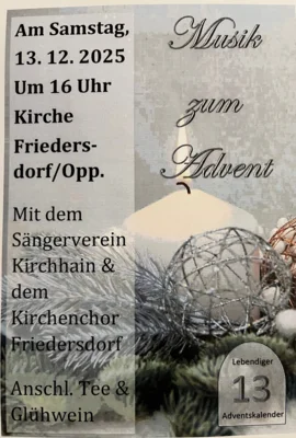Adventsmusik Friedersdorf