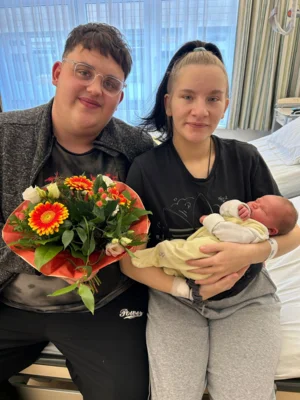 Das 300. Baby wurde im KKH Perleberg geboren (Bild vergr&ouml;&szlig;ern)