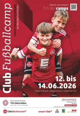 1. FC Nürnberg Fußball-Camp 2026 beim TSV Güntersleben