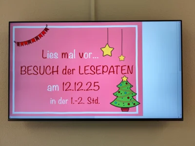 Lesepaten-Aktion Jg. 1-4