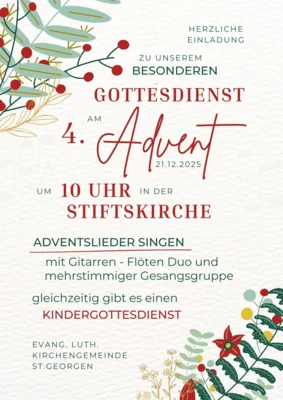 Singen am Vierten Advent (Bild vergr&ouml;&szlig;ern)