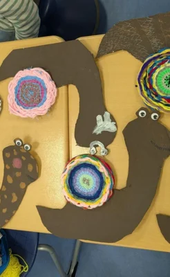 Textile Schnecken! (Bild vergr&ouml;&szlig;ern)
