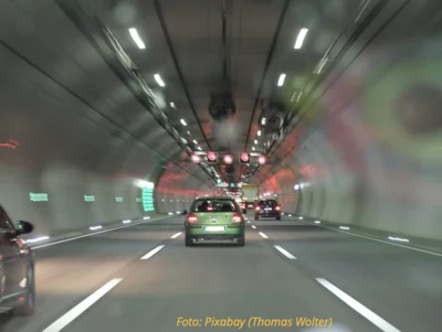 Nächtliche Sperrung im Jagdbergtunnel (Bild vergr&ouml;&szlig;ern)