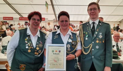 Auszeichnung der Diözese Münster für Jutta Seeger (Bild vergr&ouml;&szlig;ern)