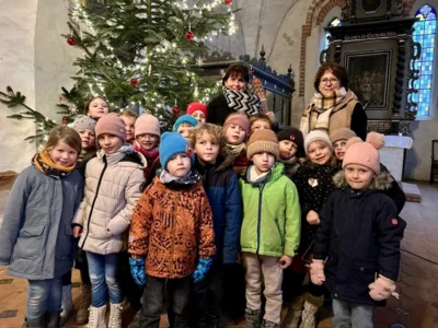 Klasse 1 im digitalen Adventskalender der Kirchgemeinde