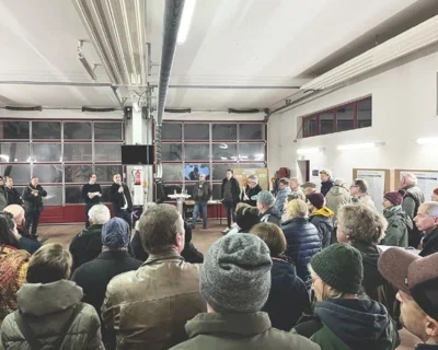 Dokumentation zum Infomarkt  am 25.11.2025 in Reetz zum geplanten Vorhaben „Windpark Reetz Reppinichen“ (Bild vergr&ouml;&szlig;ern)