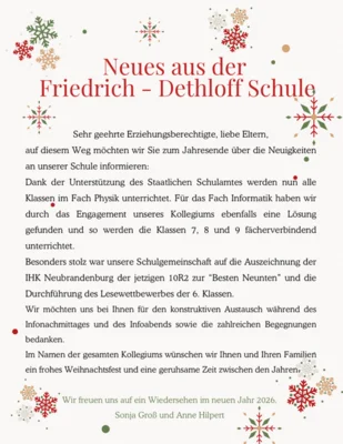 Weihnachtspost und Neujahrsgruß (Bild vergr&ouml;&szlig;ern)