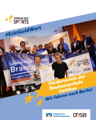 Ein starkes Zeichen für Inklusion: Bauhausschule Cottbus beim Bundesfinale der „Sterne des Sports“