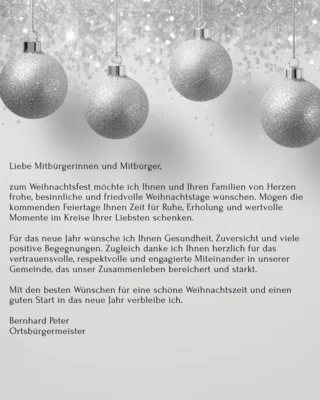 Weihnachtsgrüße