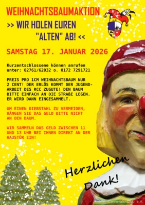 Wir holen euren "Alten" ab | 17.01.2026 | Weihnachtsbaumaktion (Bild vergr&ouml;&szlig;ern)