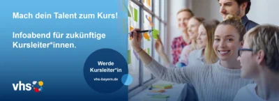 VHS - Mach dein Talent zum Kurs! Werde Kursleiter*in (Bild vergr&ouml;&szlig;ern)