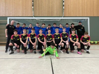 Platz 1 und 2 beim eigenen Hallenturnier für unsere SpG #FSVB2/SFC (Bild vergr&ouml;&szlig;ern)