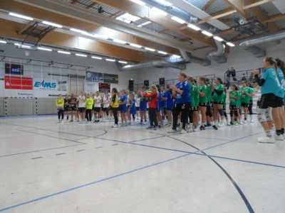 Begrüßung der teilnehmenden Mannschaften