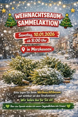 Samstag, 10.01.2026 / Jugendfeuerwehr holt die Weihnachtsbäume ab