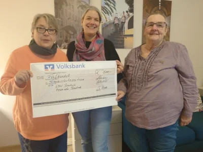 Weihnachtsspende an das Lüneburger Frauenhaus / LandFrauenverein Brackede (Bild vergr&ouml;&szlig;ern)
