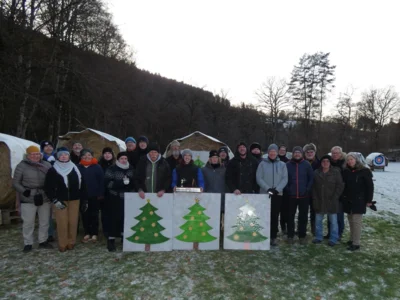 Die SVE-Bogner nach dem Neujahrs-Schießen (Bild vergr&ouml;&szlig;ern)