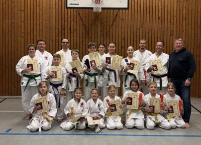 Meldung: Kyu-Prüfungen im Dojo.....
