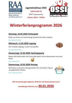 Foto zur Meldung: Ferienprogramm für Horte Foto zur Meldung: Ferienprogramm für Horte