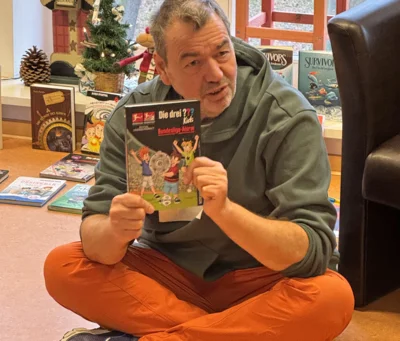 Foto: Boris Pfeiffer © Gemeinde Rangsdorf - Bibliothek Foto zur Meldung: Lesungen für junge Bücherfans