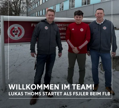 Willkommen im Team: Lukas Thoms startet als erster FSJler beim FLB