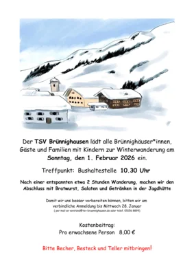 TSV Winterwanderung 2026