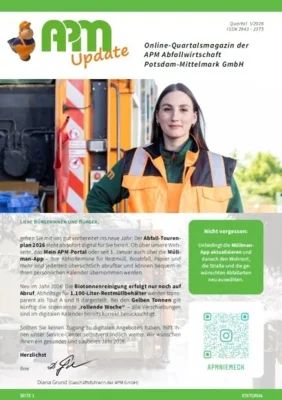 Neue Ausgabe des Online-Magazins „APM-Update“ – 1. Quartal 2026
