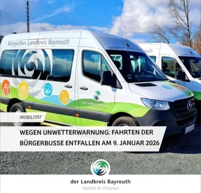 Fahrten der Bürgerbusse entfallen am 09.01.2026 (Bild vergr&ouml;&szlig;ern)