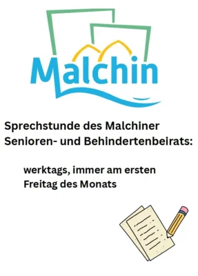 Sprechstunde des Malchiner Senioren- und Behindertenbeirates
