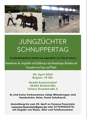 Meldung: Jungzüchter Schnuppertag