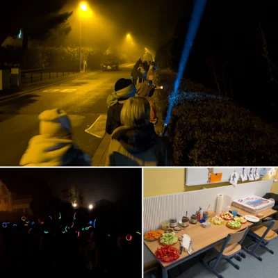 Eine Nacht im Klassenzimmer der 2a