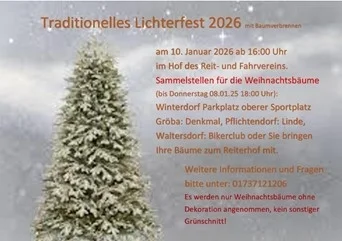 Lichterfest am 10. Januar