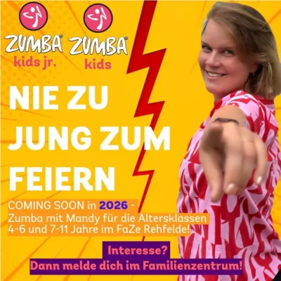 Premiere im FaZe: Mandy startet mit Zumba® Kids durch! (Bild vergr&ouml;&szlig;ern)