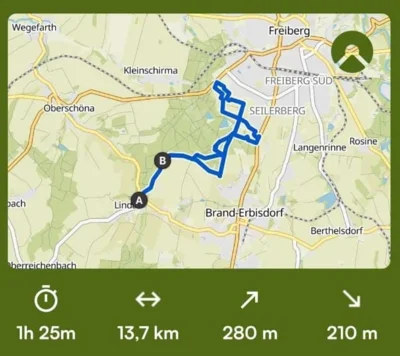 Foto zur Meldung: Streckenkontrolle rund um Freiberg und Linda – Wintersport in sehr guter Qualität