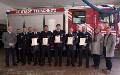 Jahreshauptversammlung der FFW Teuschnitz (Bild vergr&ouml;&szlig;ern)
