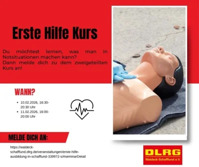 Erste-Hilfe-Kurs der DLRG im Schwimmbad