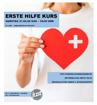 Erste Hilfe Kurs am 21. Februar 2026