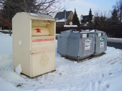 Meldung: Altkleidercontainer im Gemeindegebiet Taura