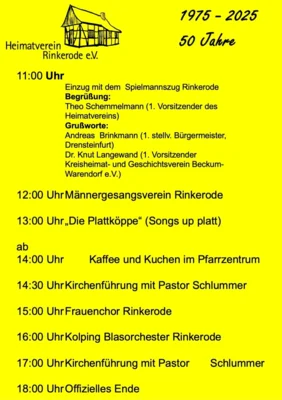 50 Jahre -Jubiläumsveranstaltung / Programm (Bild vergr&ouml;&szlig;ern)