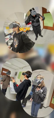 Klassenstufe 7 erprobt Berufe mit VR-Brillen (Bild vergr&ouml;&szlig;ern)