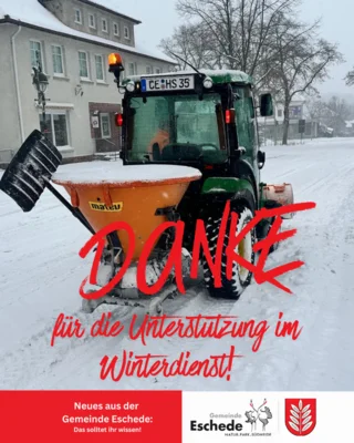 DANKE für die Unterstützung im Winterdienst! (Bild vergr&ouml;&szlig;ern)