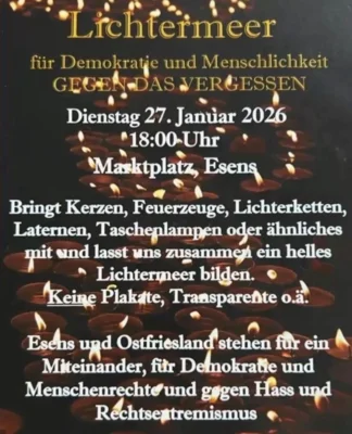 Lichtermeer auf dem Marktplatz (Bild vergr&ouml;&szlig;ern)