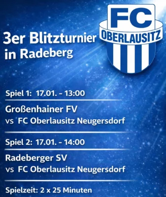 ⚽ ERSTE | 3er Blitzturnier in Radeberg (Bild vergr&ouml;&szlig;ern)