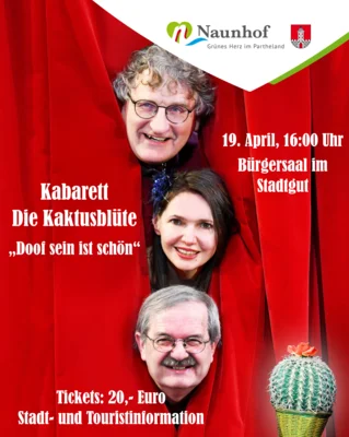 Kultur im Frühjahr 2026: Kabarett und Rathauskonzert laden ein