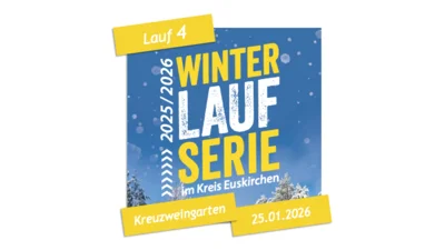 Lauf 4 der Winterlaufserie am 25. Januar 2026 in Kreuzweingarten