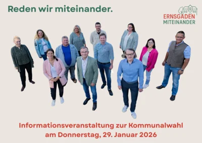 Meldung: Veranstaltung zur Kommunalwahl: Reden wir miteinander.