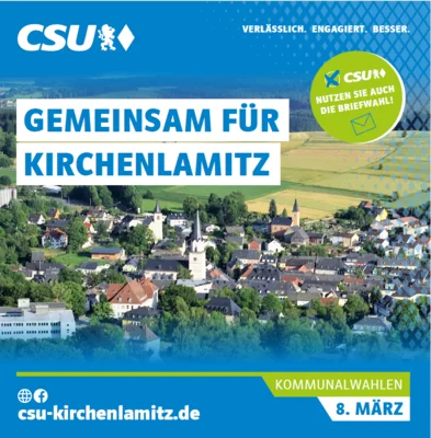 Foto zur Meldung: Wahlflyer für die Stadtratswahl am 8.März 2026 Foto zur Meldung: Wahlflyer für die Stadtratswahl am 8.März 2026